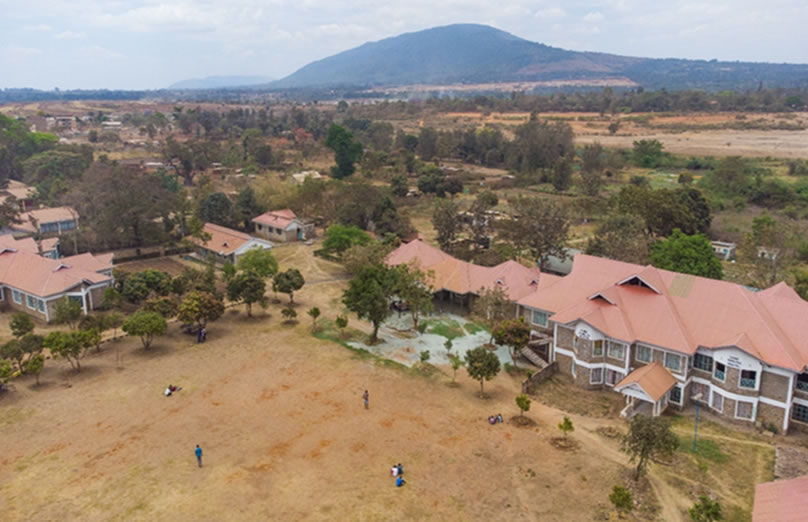Aerial view of College of Sustainable Agriculture For Eastern Africa – CSAEA College in Kilimambogo 17Km East of Thika town. September 2025. Source; CSAEA Library